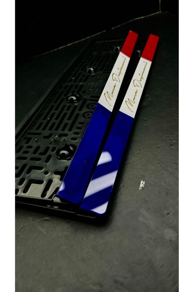 Kişiye Özel Pleksi 3 Renkli Takmatik Plakalık K.atatürk Imza Stickerı Hediye