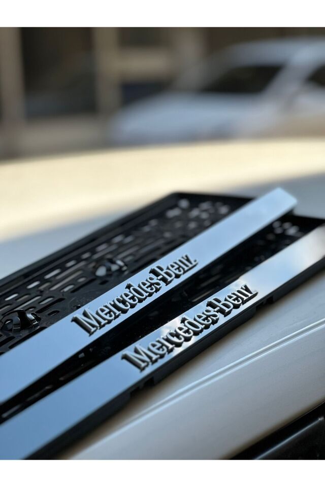Mercedes-benz Pleksi Kabartma Takmatik Plakalık K.atatürk Imza Stickerı Hediye