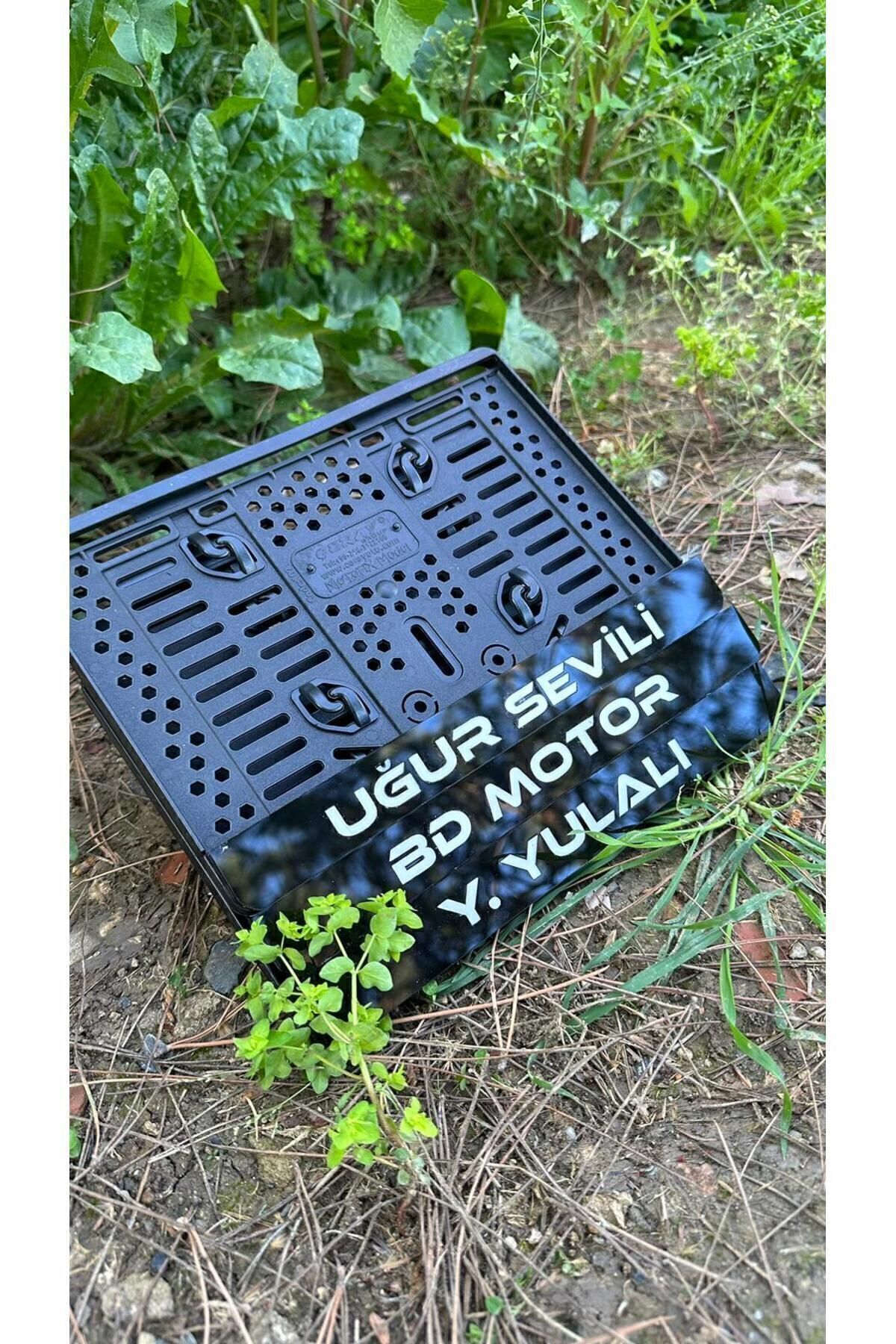 3d LAZER KESİM MOTOSİKLET PLEKSİ PLAKA LIK