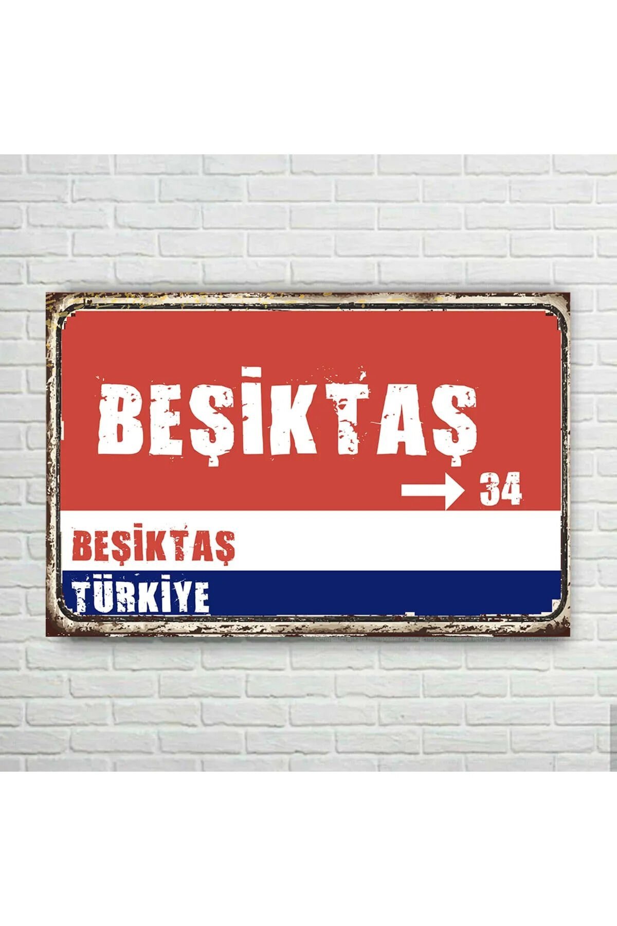 Beşiktaş Ahşap Poster