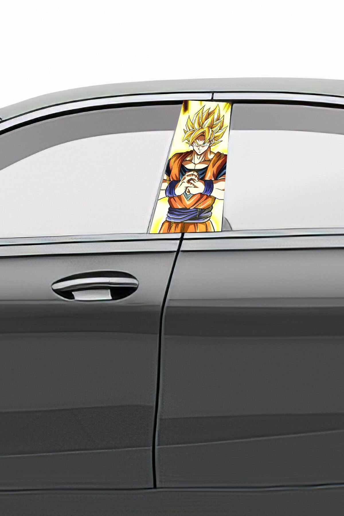 Araç Kapı Direk Kaplama Folyosu Desenli (Sağ Sol Takım) (2 Adet) - 22x50 Cm