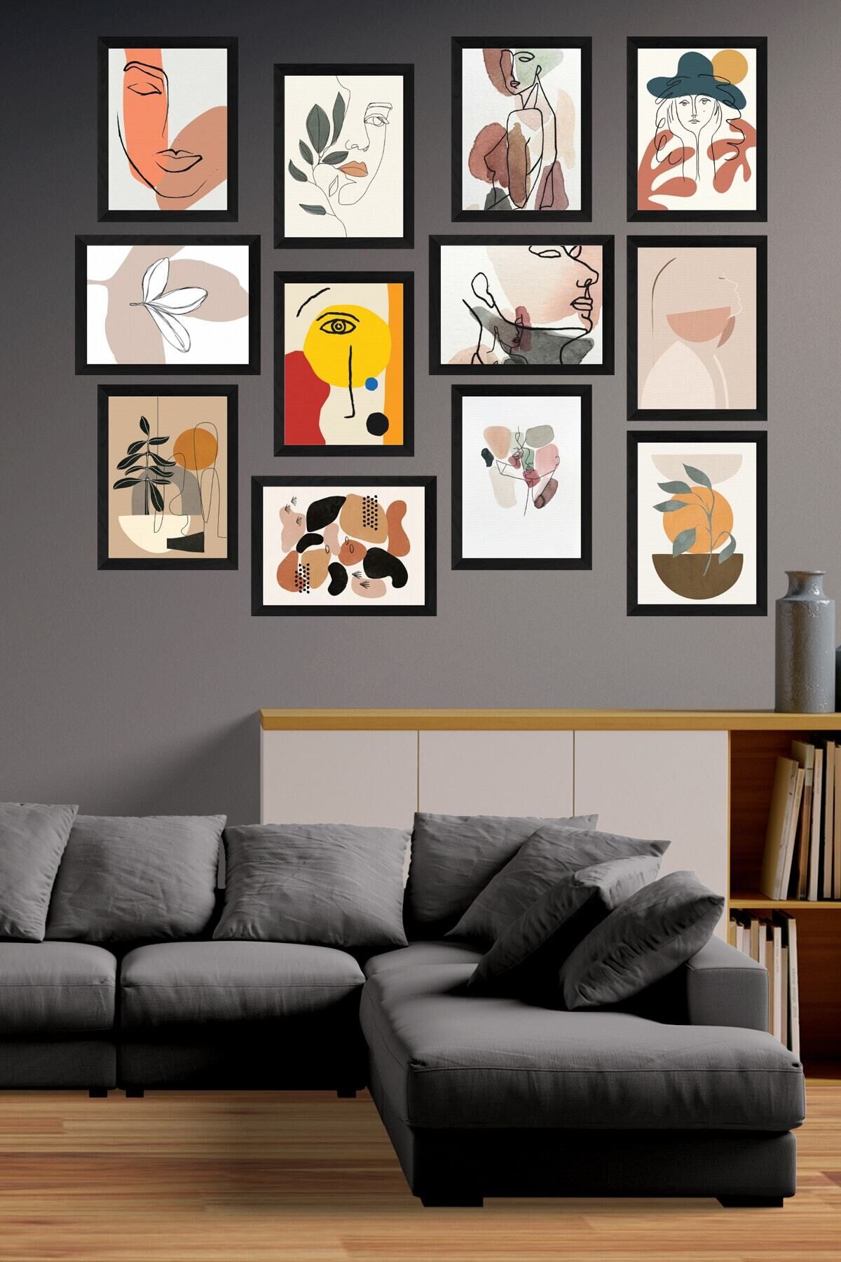 Modern Style 12 Parçalı Mdf Tablo Mck029