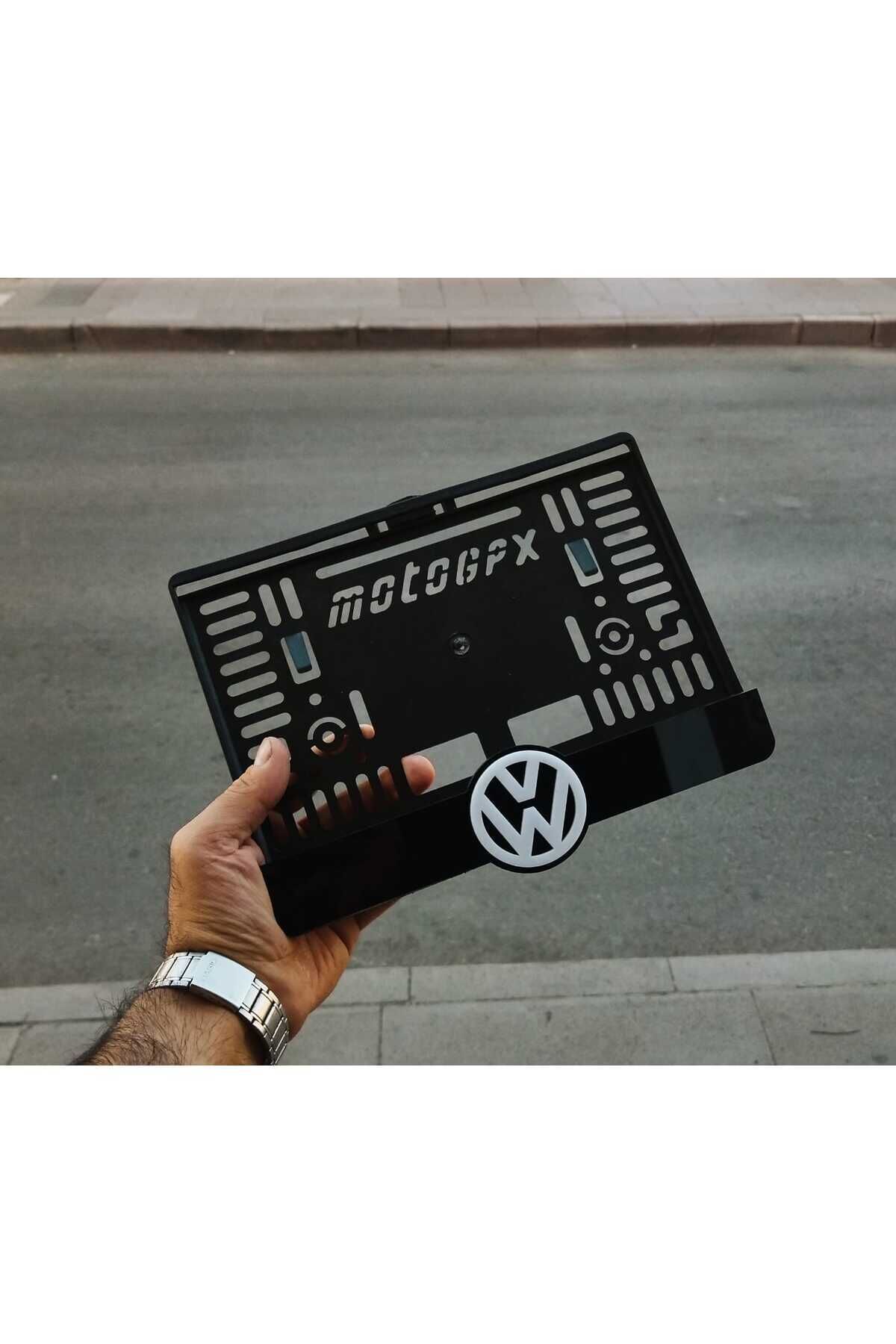 MOTORSİKLET PLAKALIK WOLKSWAGEN LOGOLU LAZER KESİM PLEKSİ
