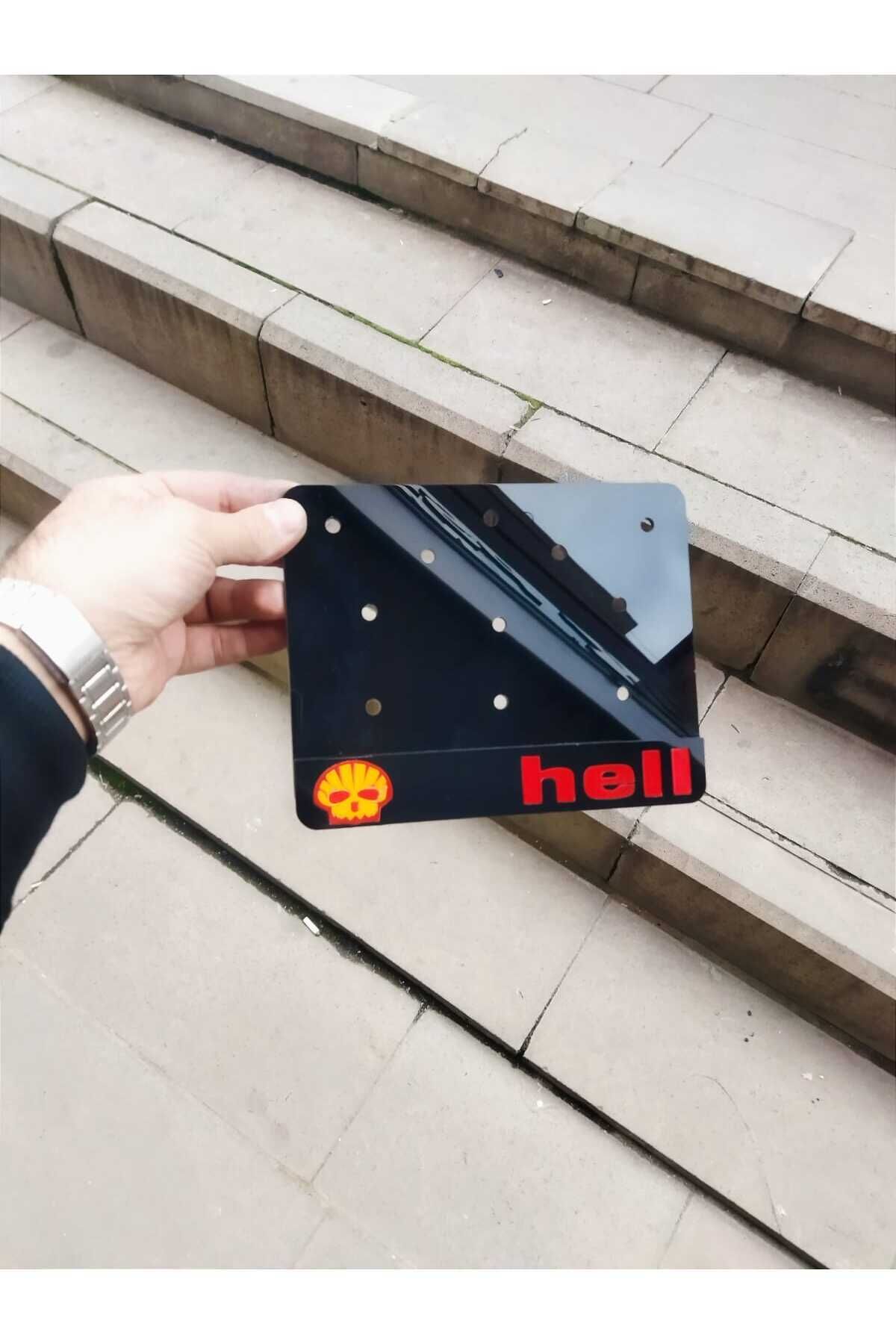 MİNİ PLAKALIK HELL KİŞİYE ÖZEL LAZER KESİM PEKSİ 12*18cm