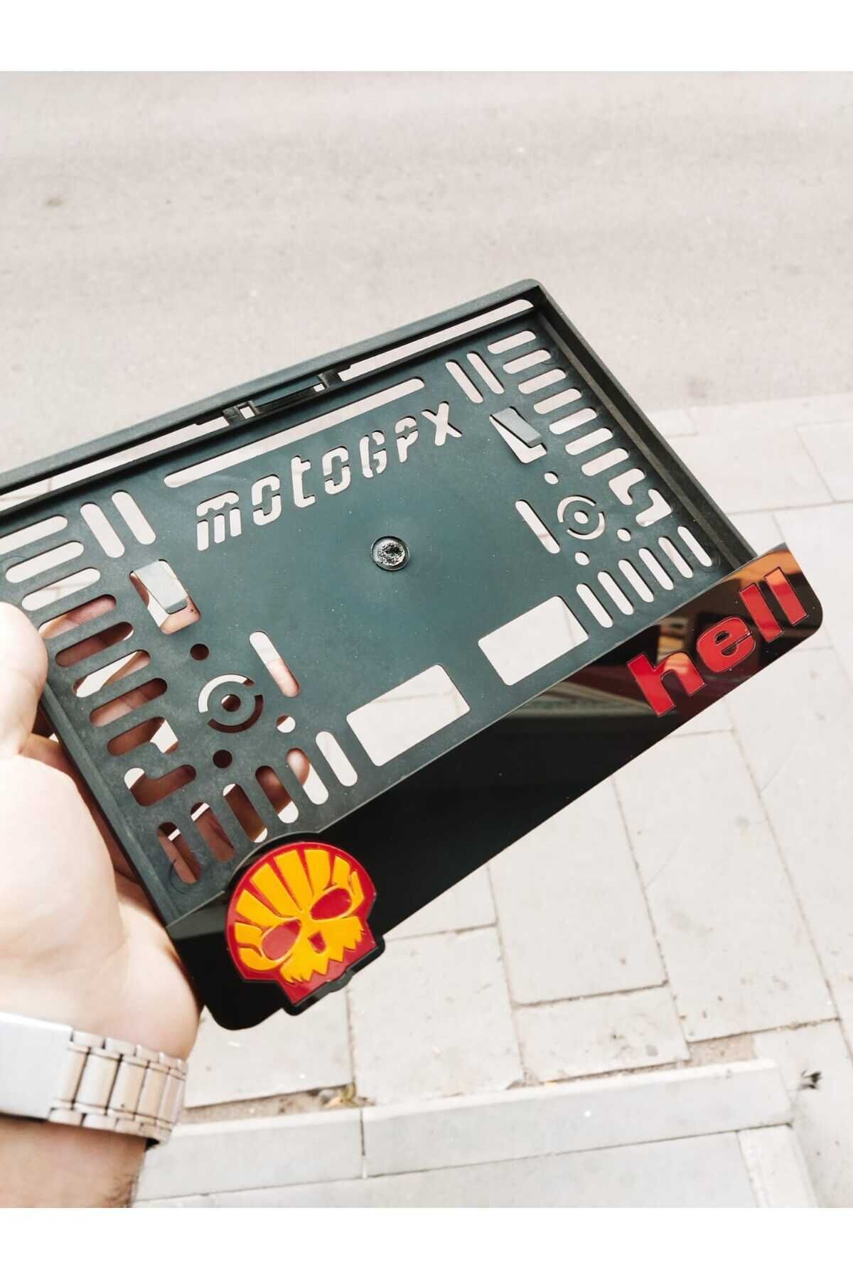 Motorsiklet Plakalık Lazer Kesim Pleksi | Isimli Plakalık| Kişiye Özel Plakalık| Hell