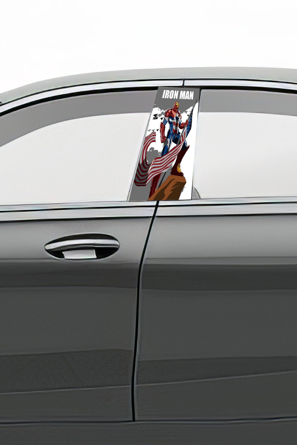 Araç Kapı Direk Kaplama Folyosu Desenli (Sağ Sol Takım) (2 Adet) - 22x50 Cm