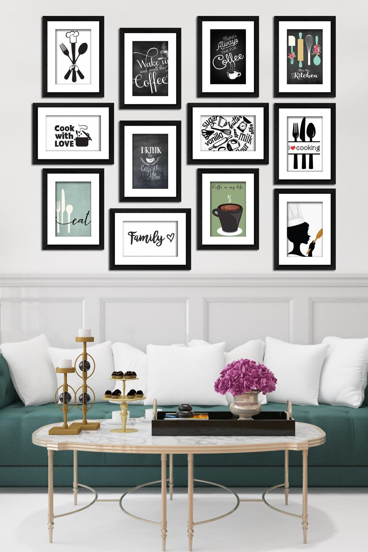 Modern Style Mdf Tablo Mck004 12 Parçalı