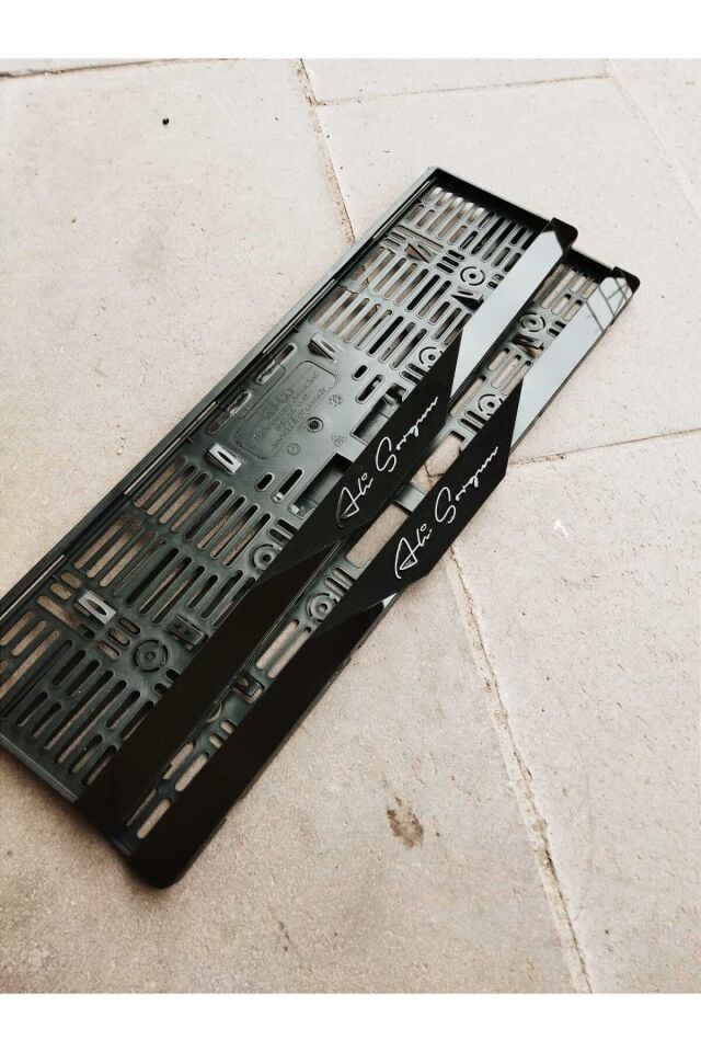 Plakalık Lazer Kesim Pleksi 2 Adet Mat Plakalık - Kişiye Özel- İsimli Plakalık Uyumlu