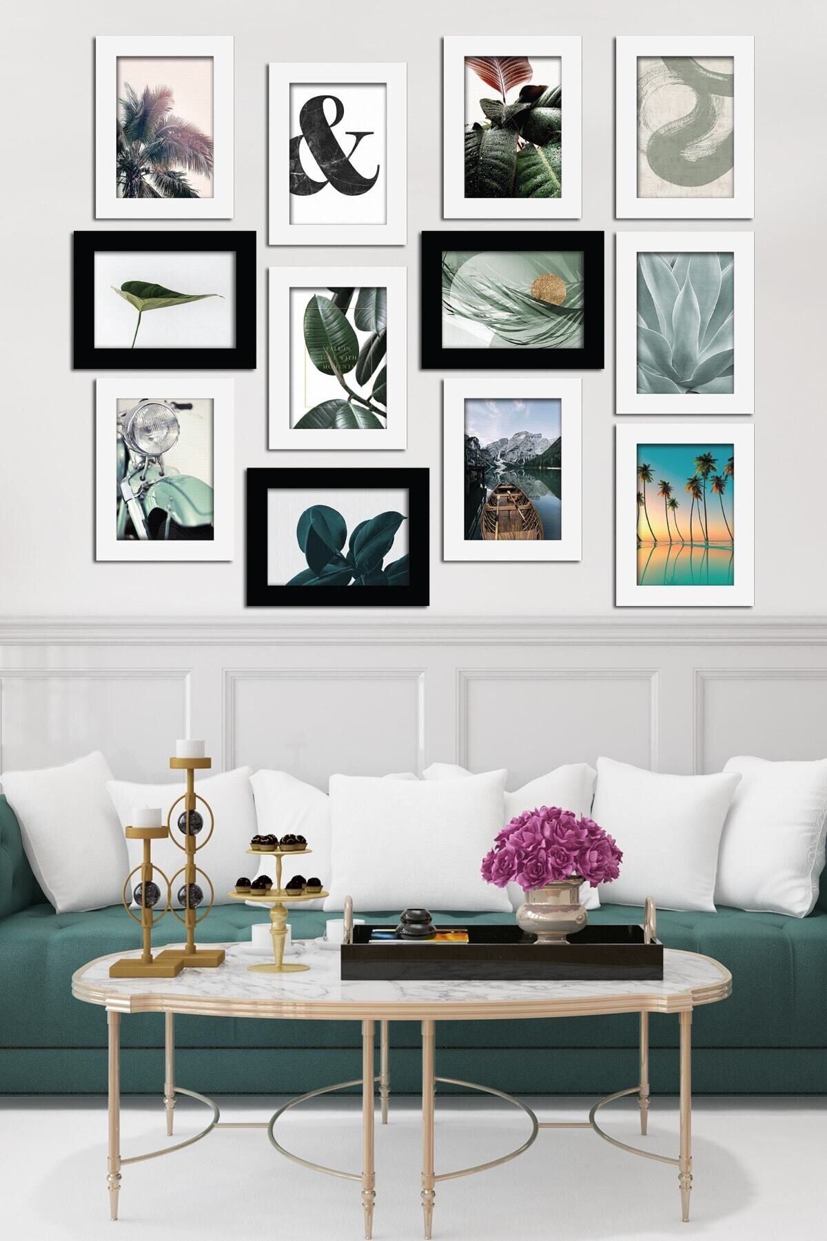 Modern Style 12 Parçalı Mdf Tablo Mck036