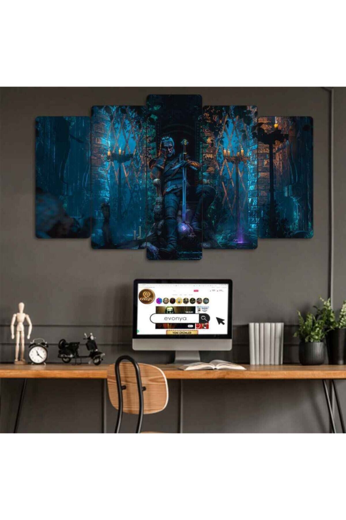 The Witcher 3 Wild Hunt - 5 Parçalı Tablo