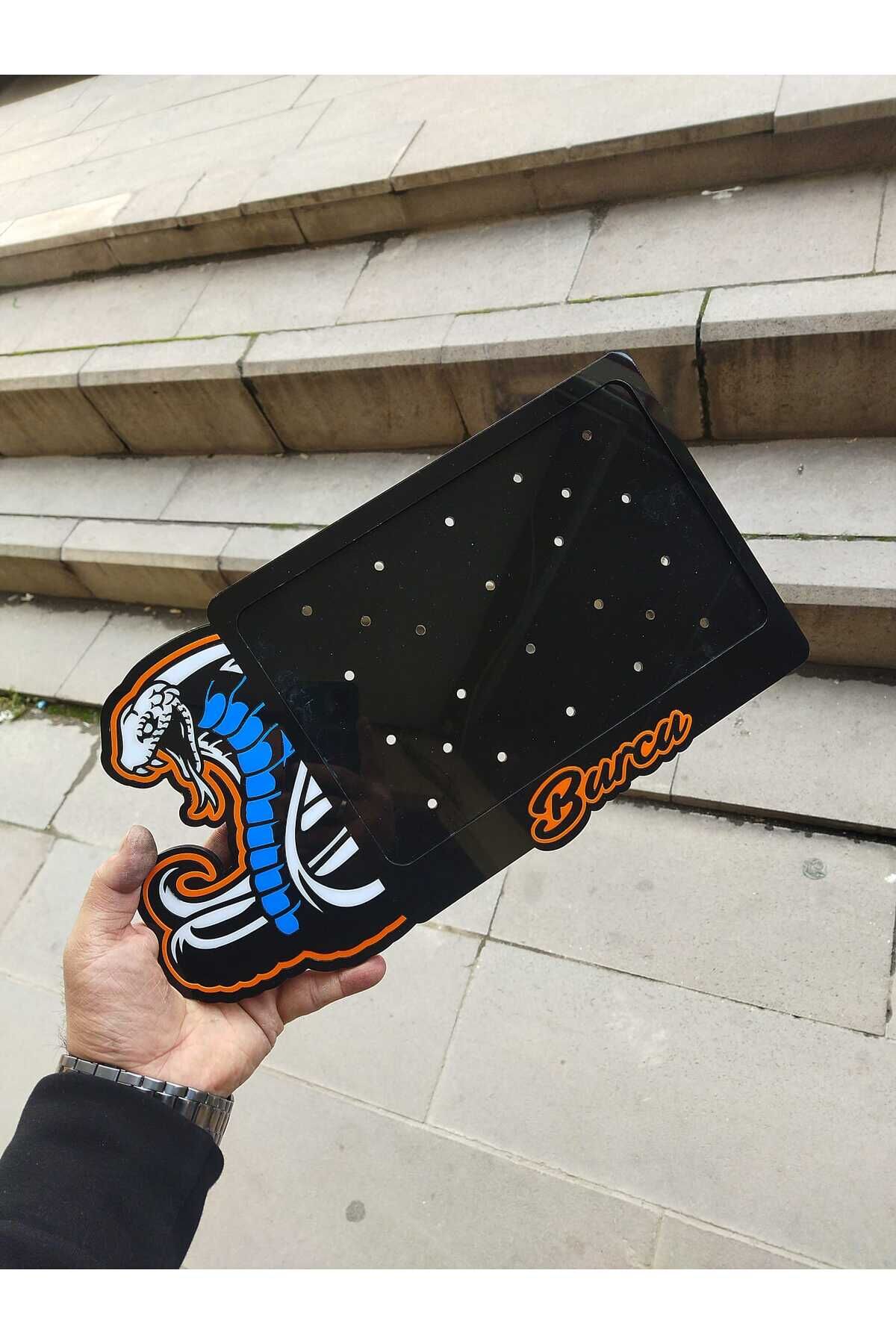 MOTORSİKLET PLAKALIK FULL PLEKSİ COBRA | İSİMLİ PLAKALIK | MOTOR PLAKALIK LAZER KESİM|kişiye özel