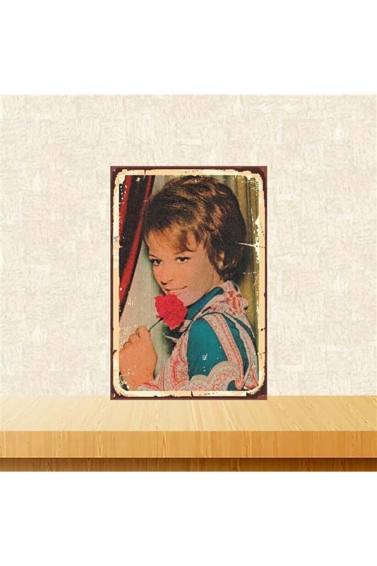 Hülya Koçyiğit Retro Ahşap Poster 20x30 Cm Tkfx3866