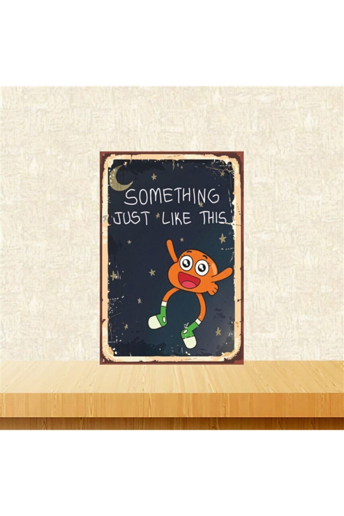 Darwin Something Just Like This 20-30 Cm Retro Ahşap Tablo Tkfx5051