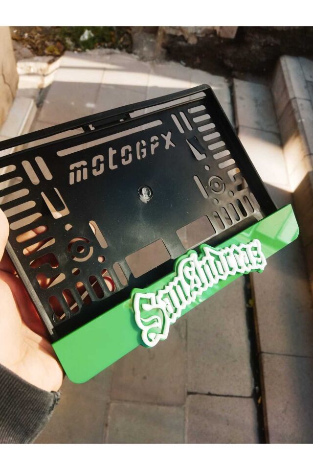 Motor Plakalık Lazer Kesim Pleksi 3d Kabartma / San Andreas