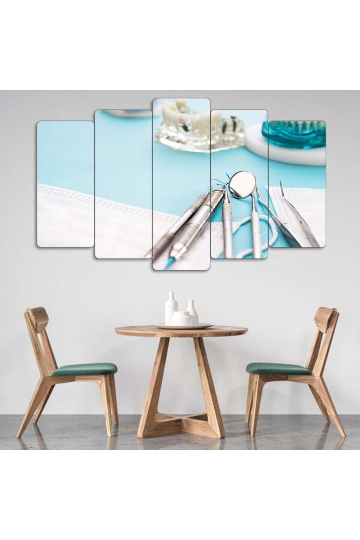 Dişçi, Diş Doktoru, Sağlık - 5 Parçalı Tablo