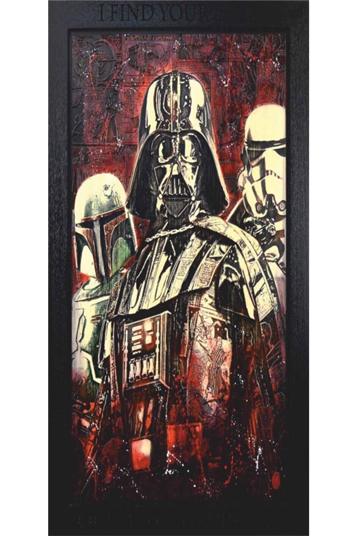 Star Wars Mini Retro Ahşap Poster