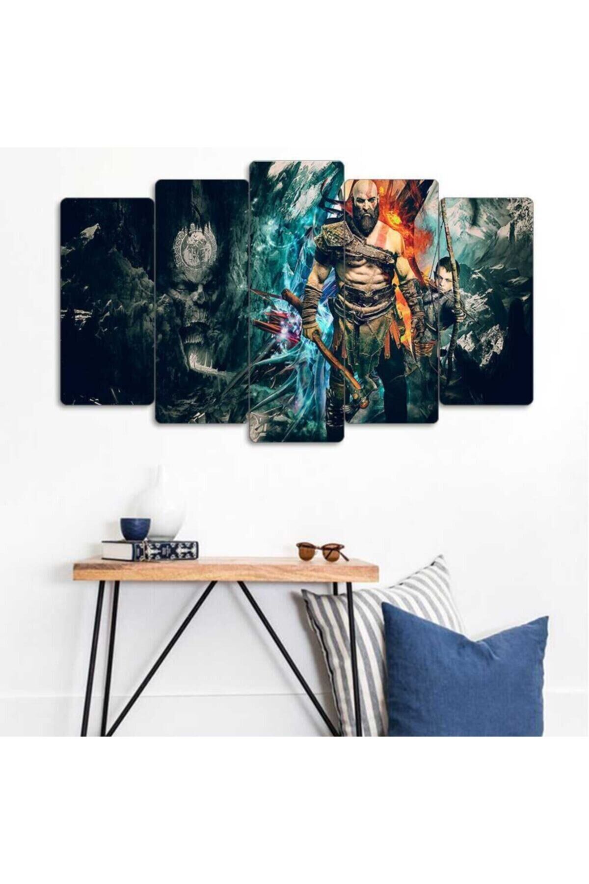 God Of War 5 Parçalı Tablo
