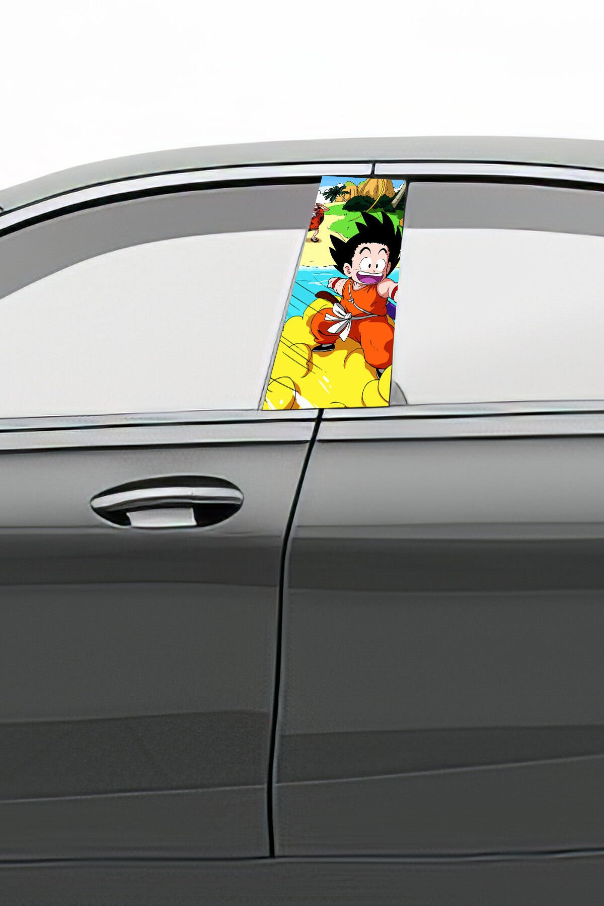 Araç Kapı Direk Kaplama Folyosu Desenli (Sağ Sol Takım) (2 Adet) - 22x50 Cm