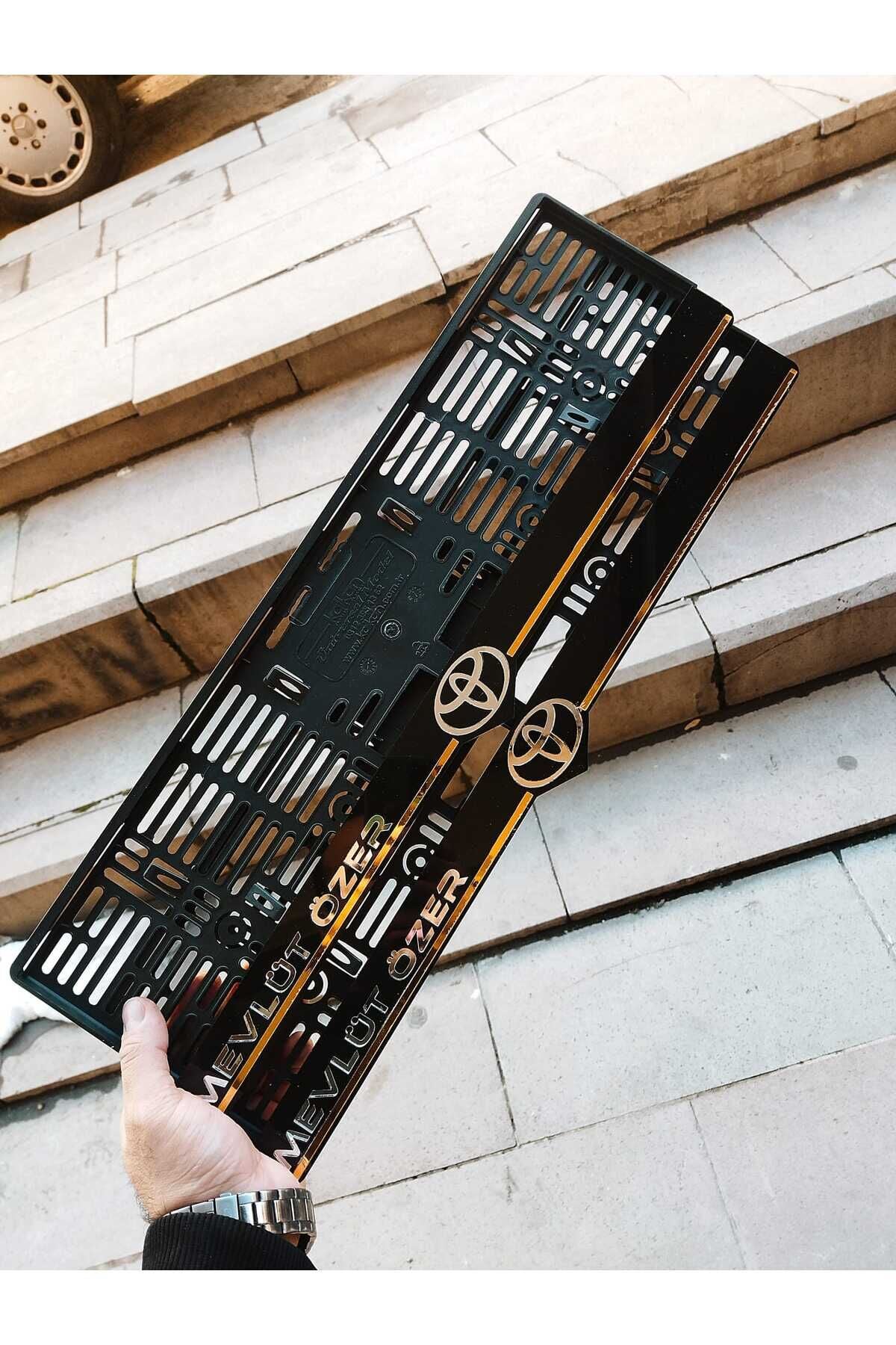 Plakalık Lazer Kesim Pleksi (2 Adet) Toyota KİŞİYE ÖZEL PLAKALIK|İSİME ÖZEL PLAKALIK