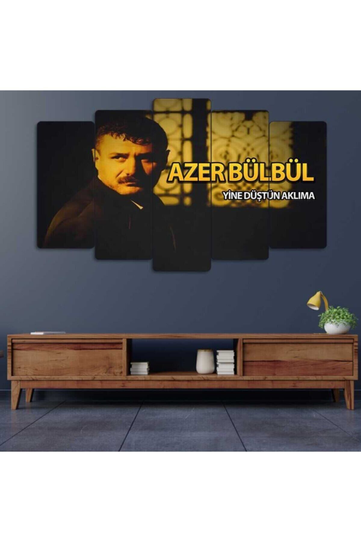 Azer Bülbül - 5 Parçalı Tablo