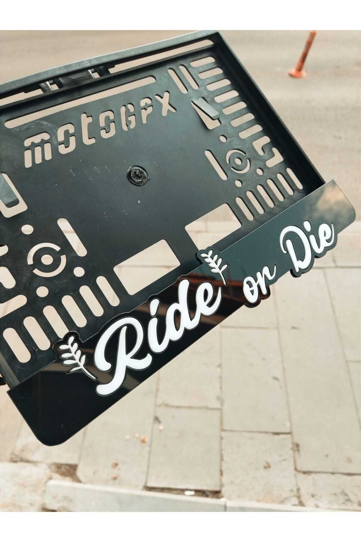 Motor Plakalık 'sür Yada Öl' Takmatik Lazer Kesim Pleksi ( 1 Adet ) | Motorsiklet Plakalık