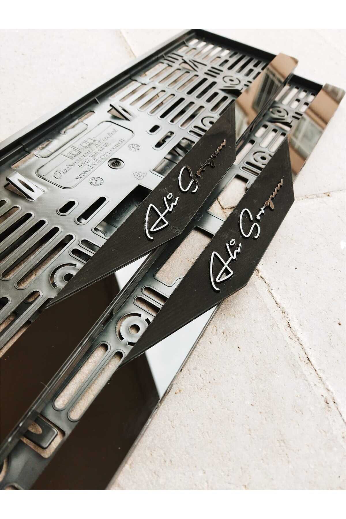 Plakalık Lazer Kesim Pleksi 2 Adet Mat Plakalık - Kişiye Özel- İsimli Plakalık Uyumlu