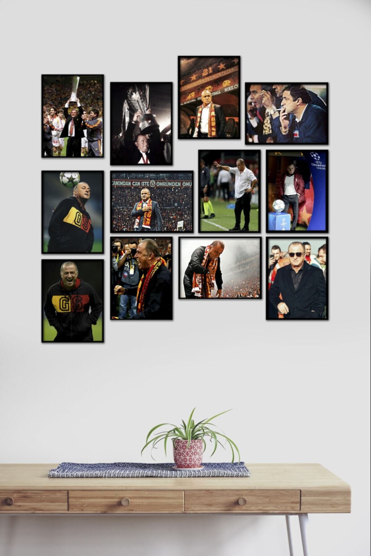 Fatih Terim 12 Parça Mdf Tablo