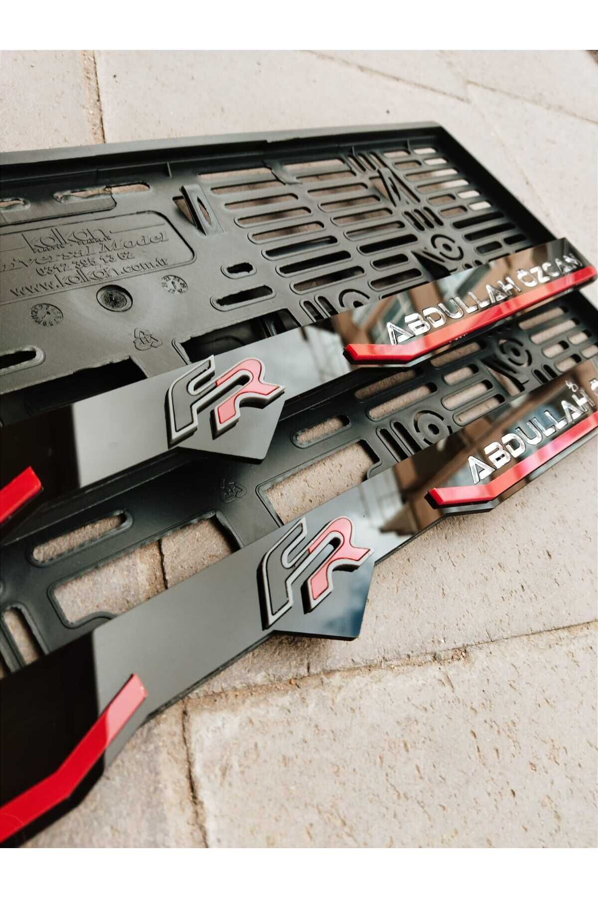 Plakalık Lazer Kesim Pleksi (2 Adet) Fr Logolu KİŞİYE ÖZEL PLAKALIK|İSİME ÖZEL PLAKALIK