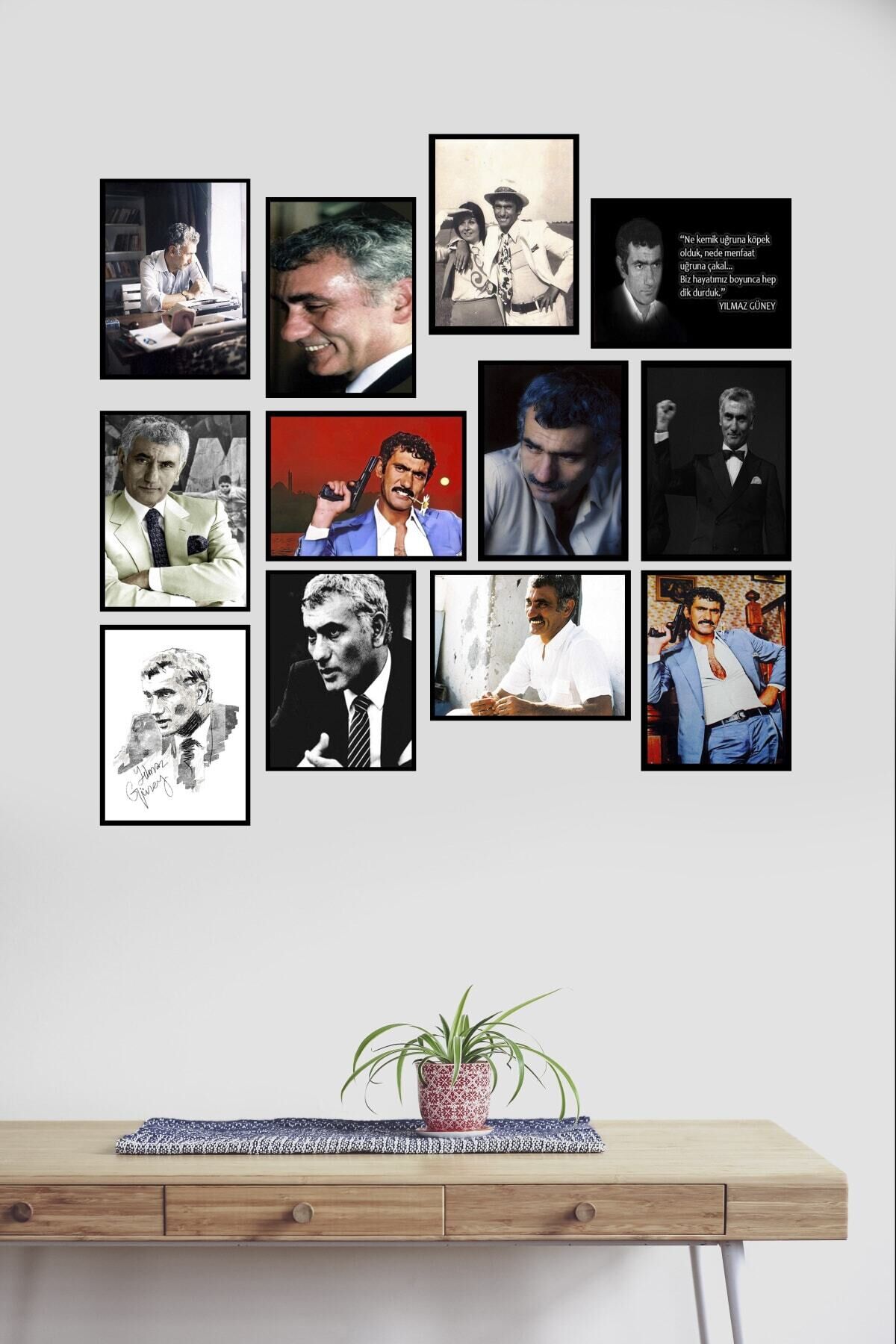 Yılmaz Güney 12 Parça Mdf Tablo