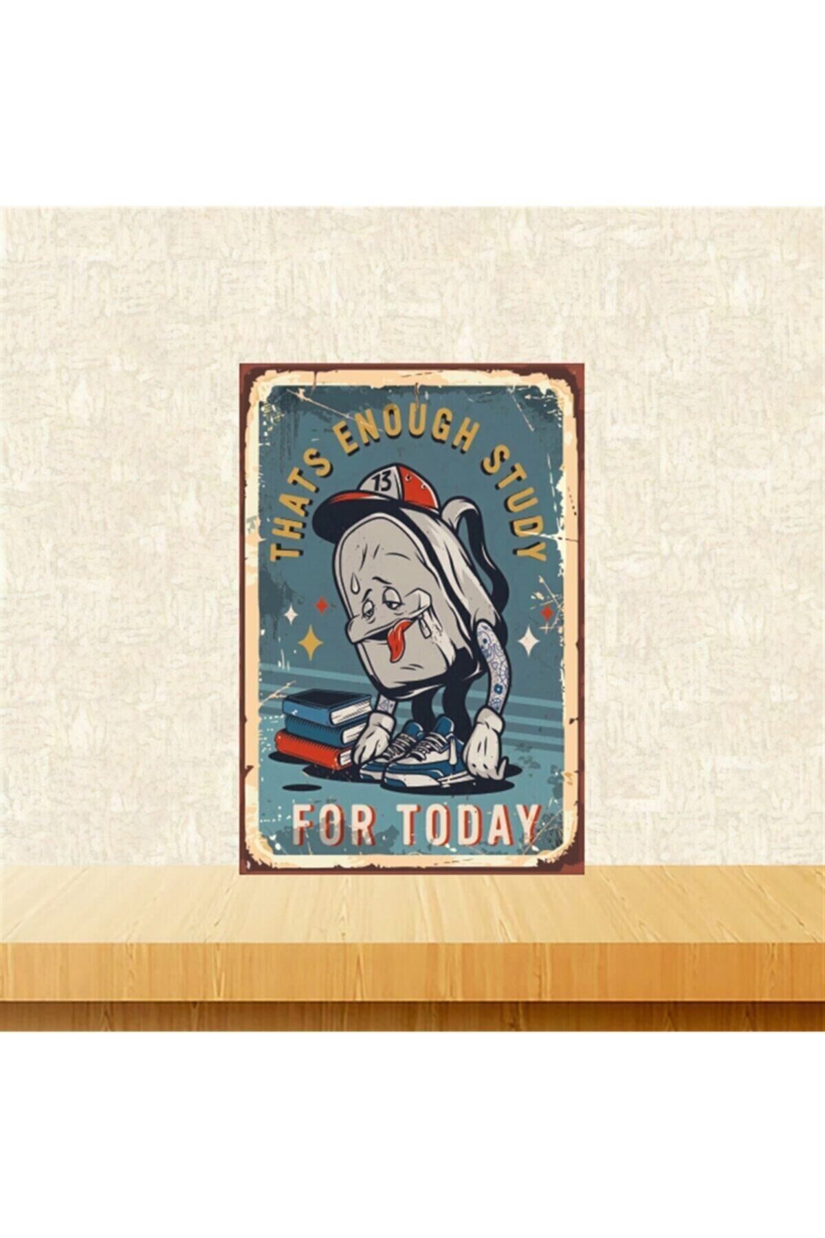 For Today 20-30 Cm Retro Ahşap Tablo Tkfx5317