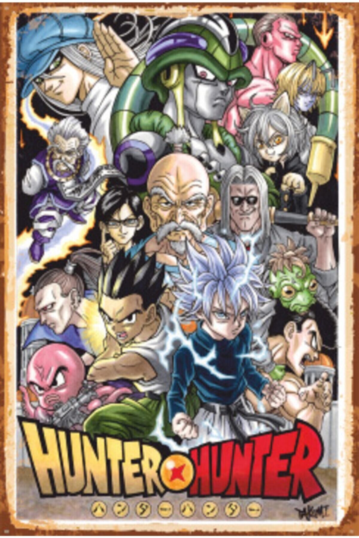 Hunter X Hunter Anime Retro Ahşap Poster 737