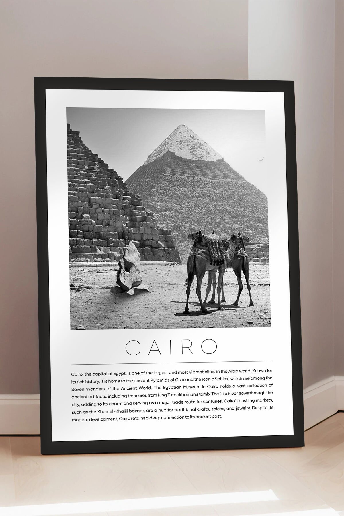 Dünya Şehirleri Koleksiyonu Çerçeve Görünümlü Mdf Tablo