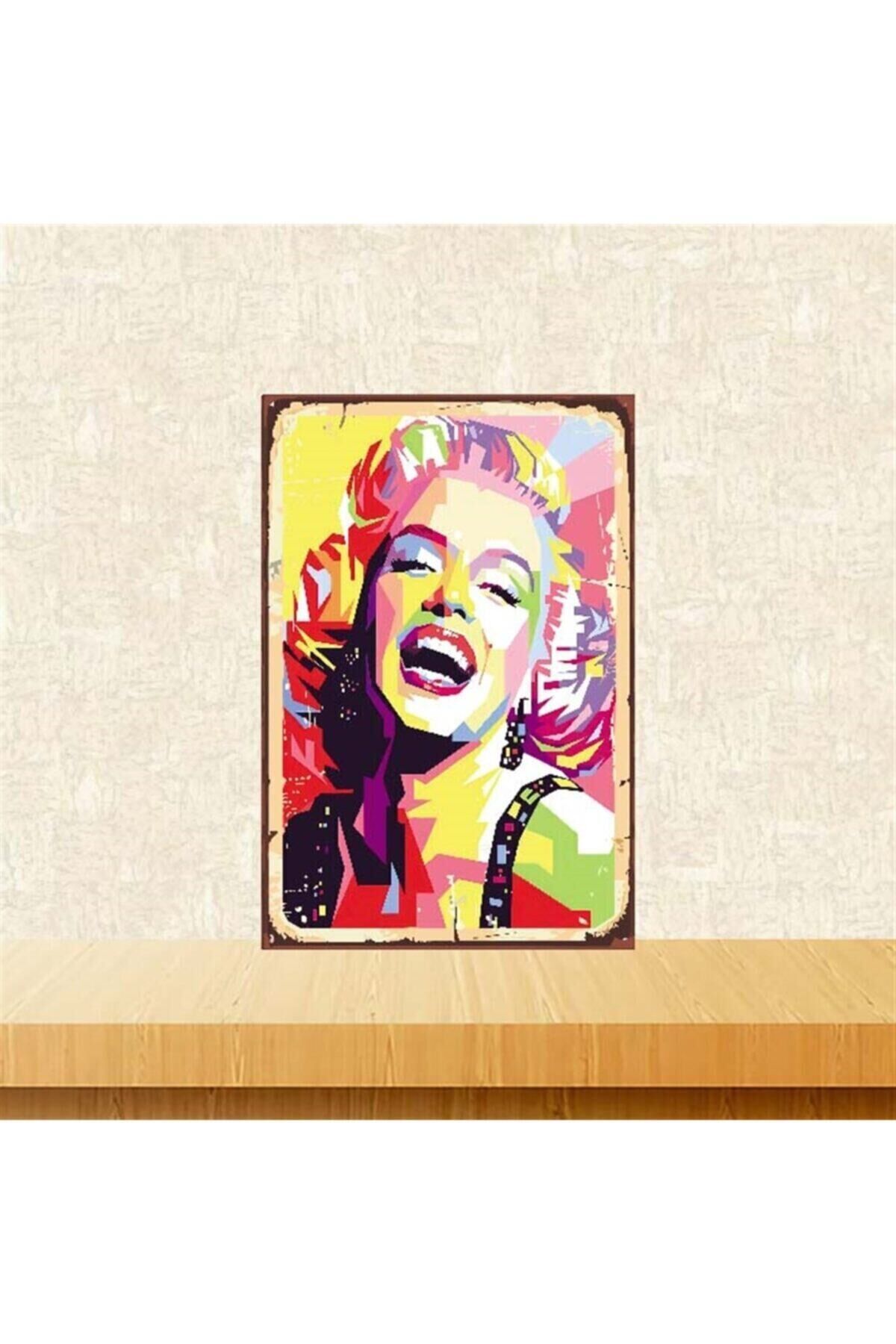 Marilyn Monroe Tasarım 20-30 cm Retro Ahşap Poster