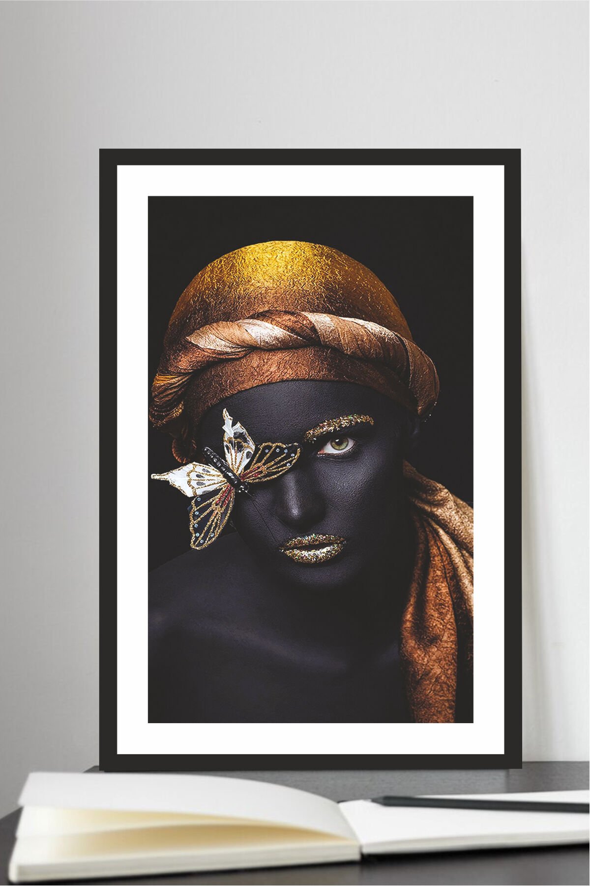 Home Yazılı Ahşap Mdf Çerçeve Görünümlü Mdf Tablo