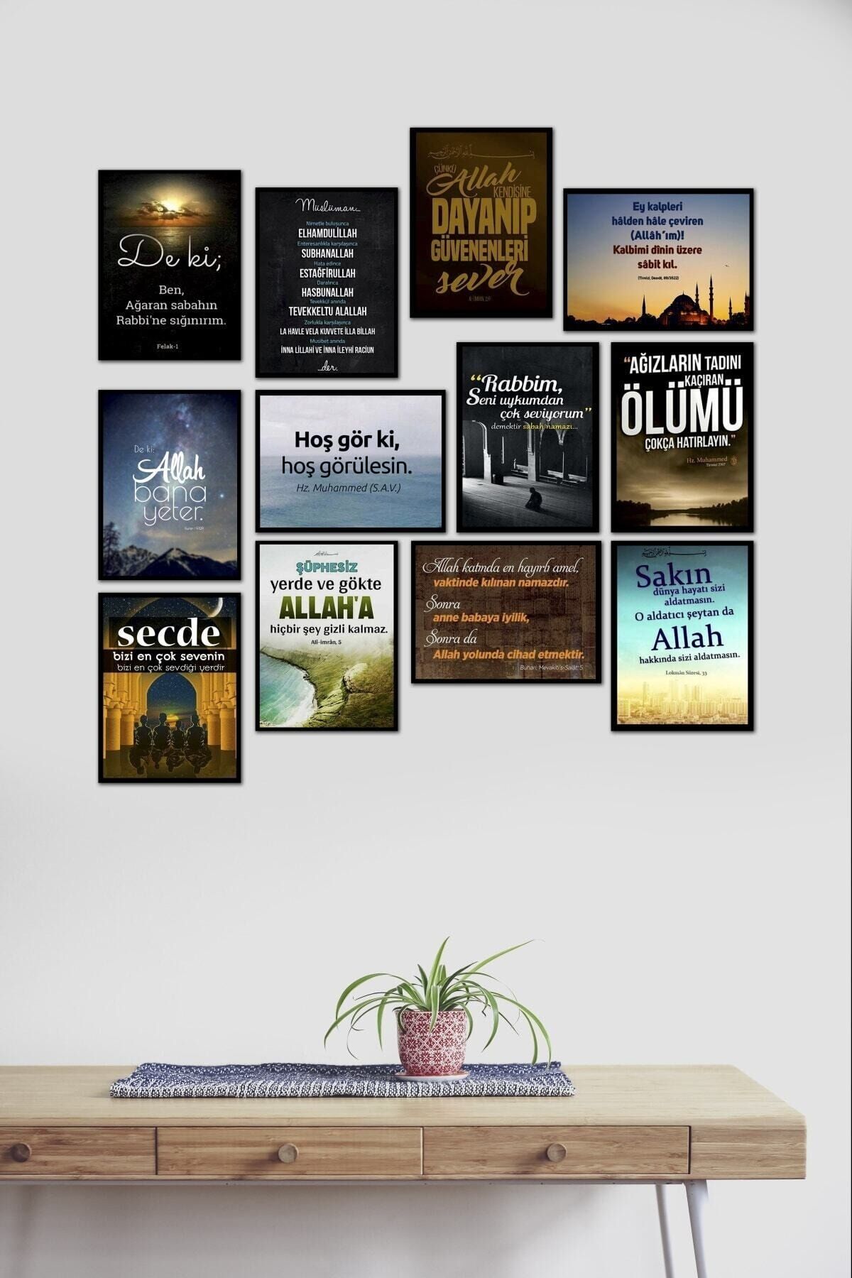 Dini 12 Parça Mdf Tablo