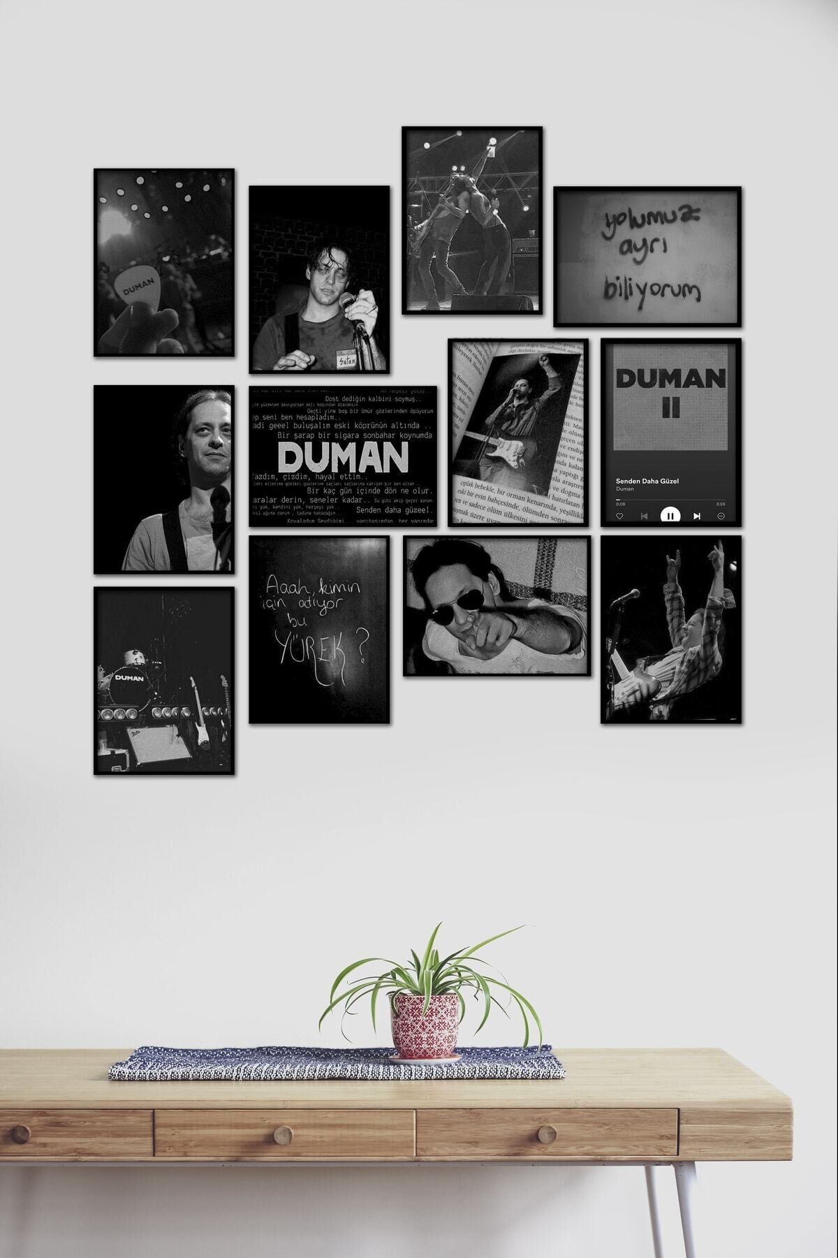 Duman 12 Parça Mdf Tablo