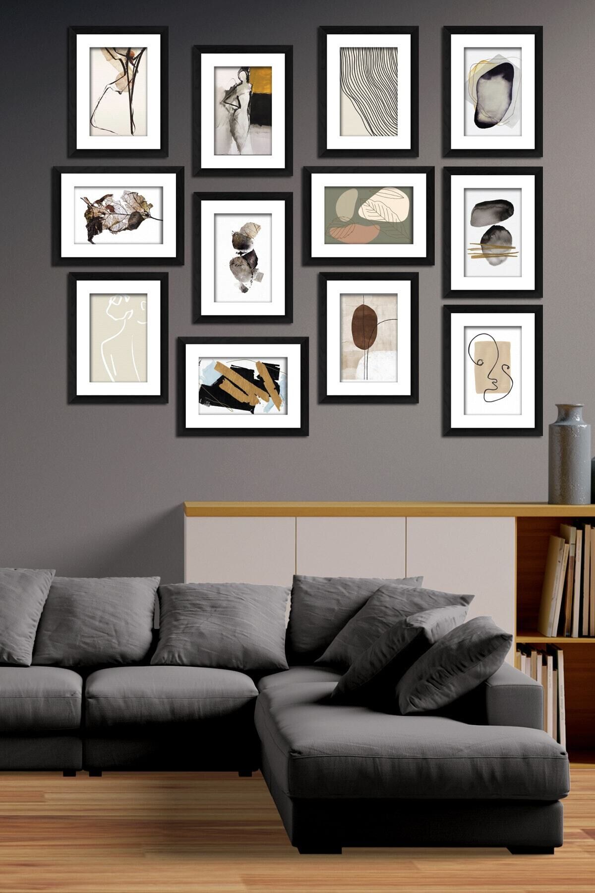 Modern Style 12 Parçalı Mdf Tablo Mck008