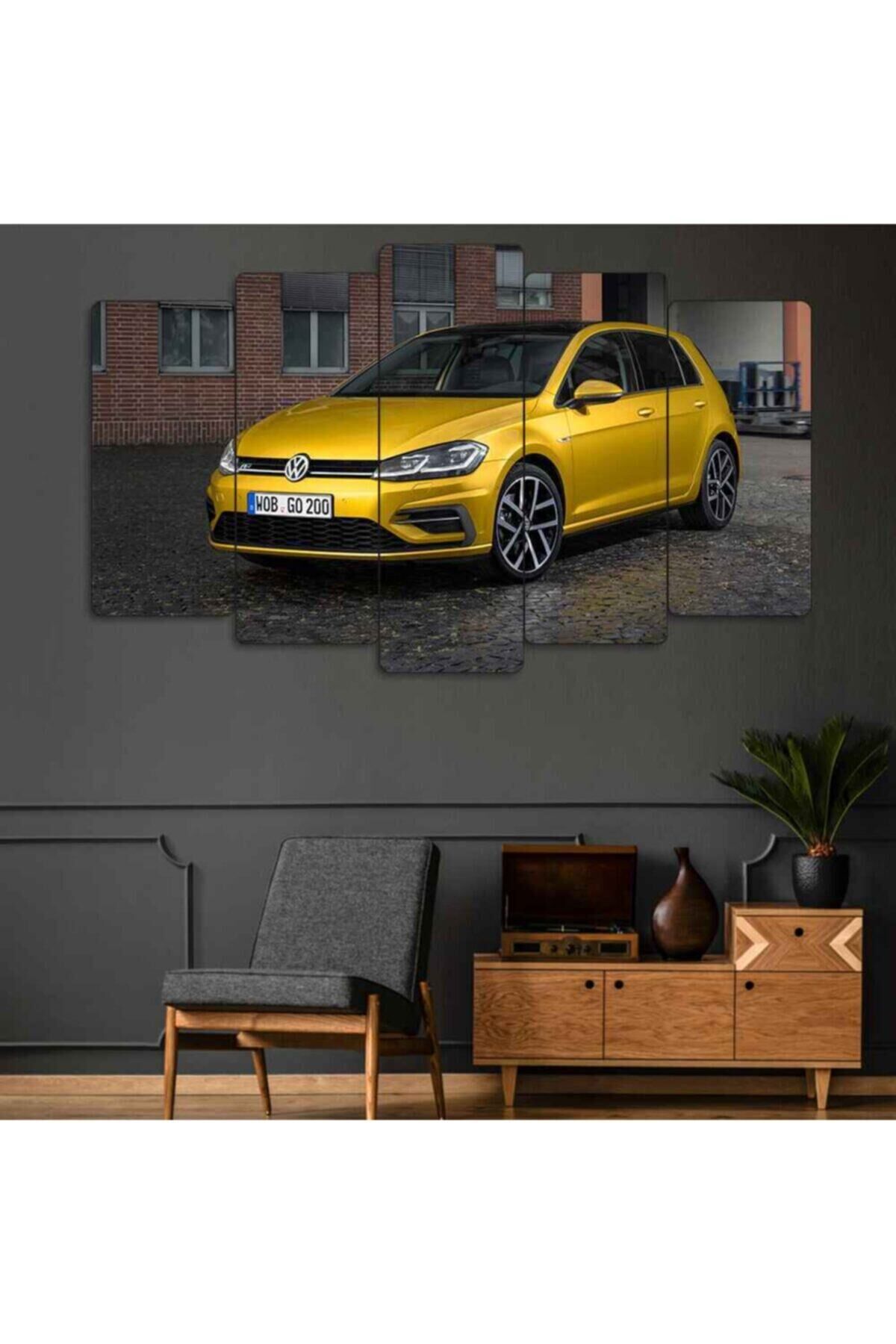 Volkswagen Golf - 5 Parçalı Tablo