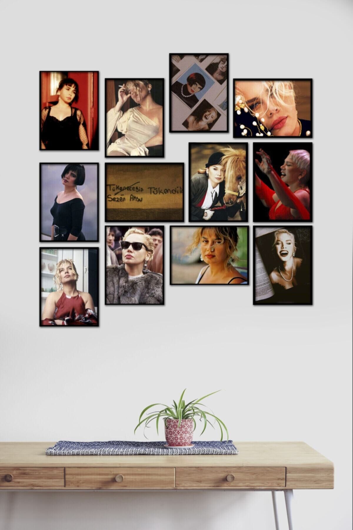 Sezen Aksu 12 Parça Mdf Tablo