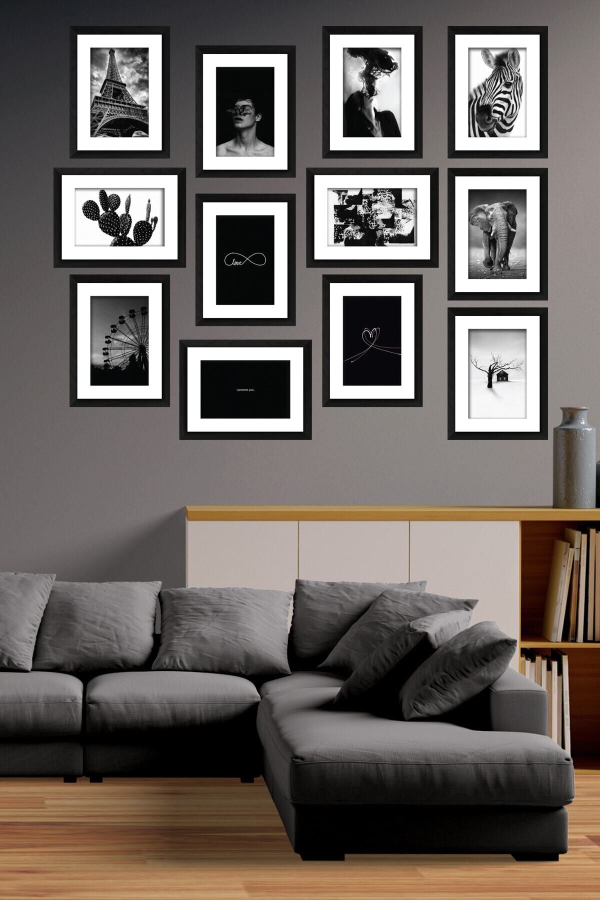 Modern Style 12 Parçalı Mdf Tablo Mck009