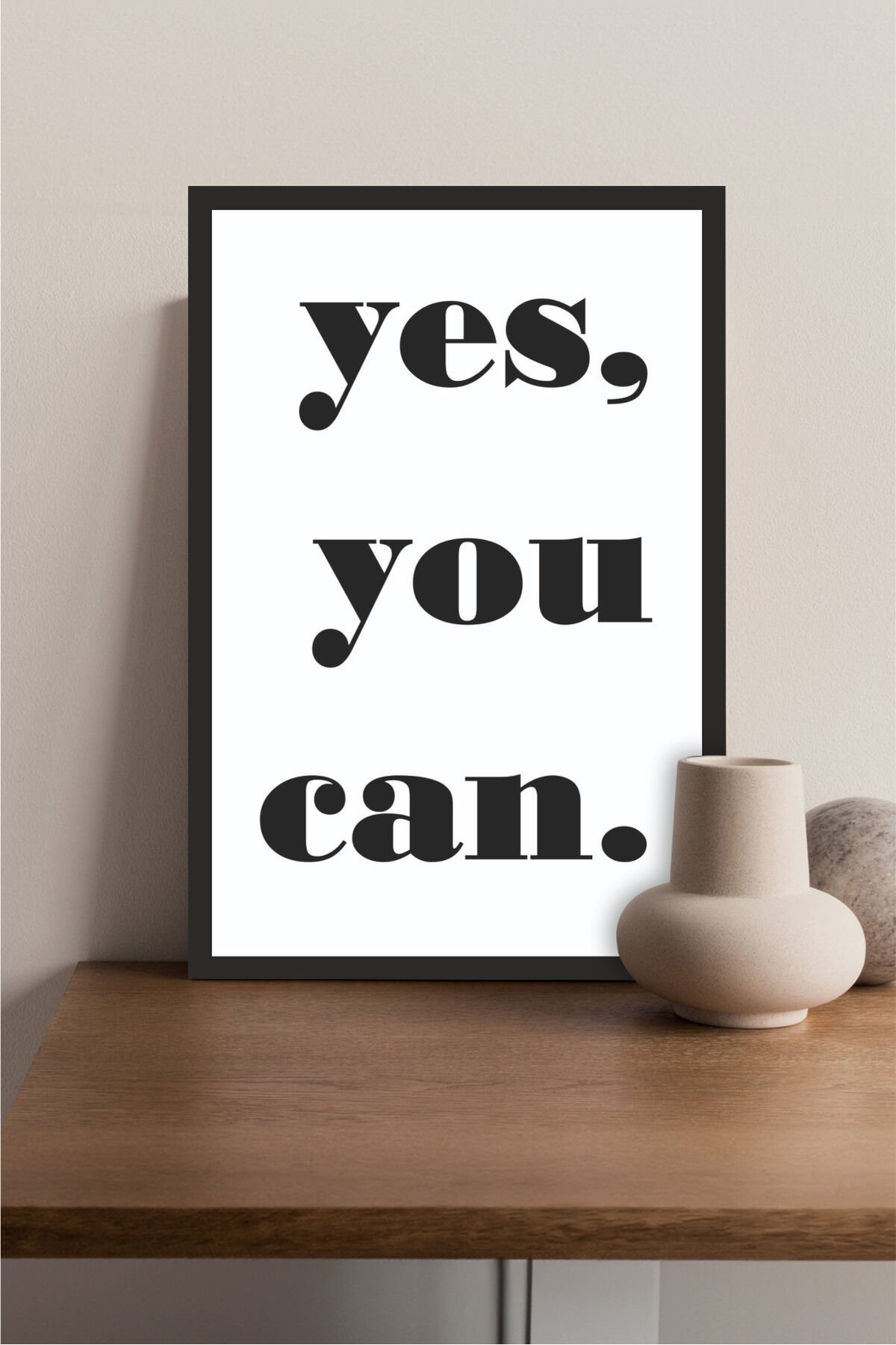 Home Yazılı Ahşap Mdf Çerçeve Görünümlü Mdf Tablo