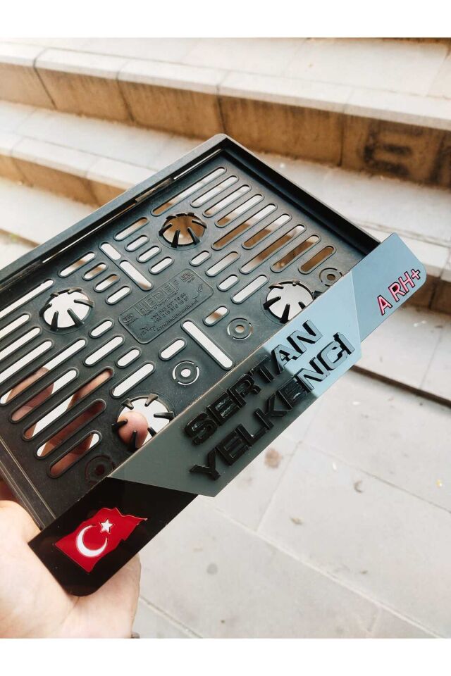 Motorsiklet Plakalık Kabartma Lazer Kesim Pleksi | Isimli Plakalık | Kişiye Özel Plakalık motor için