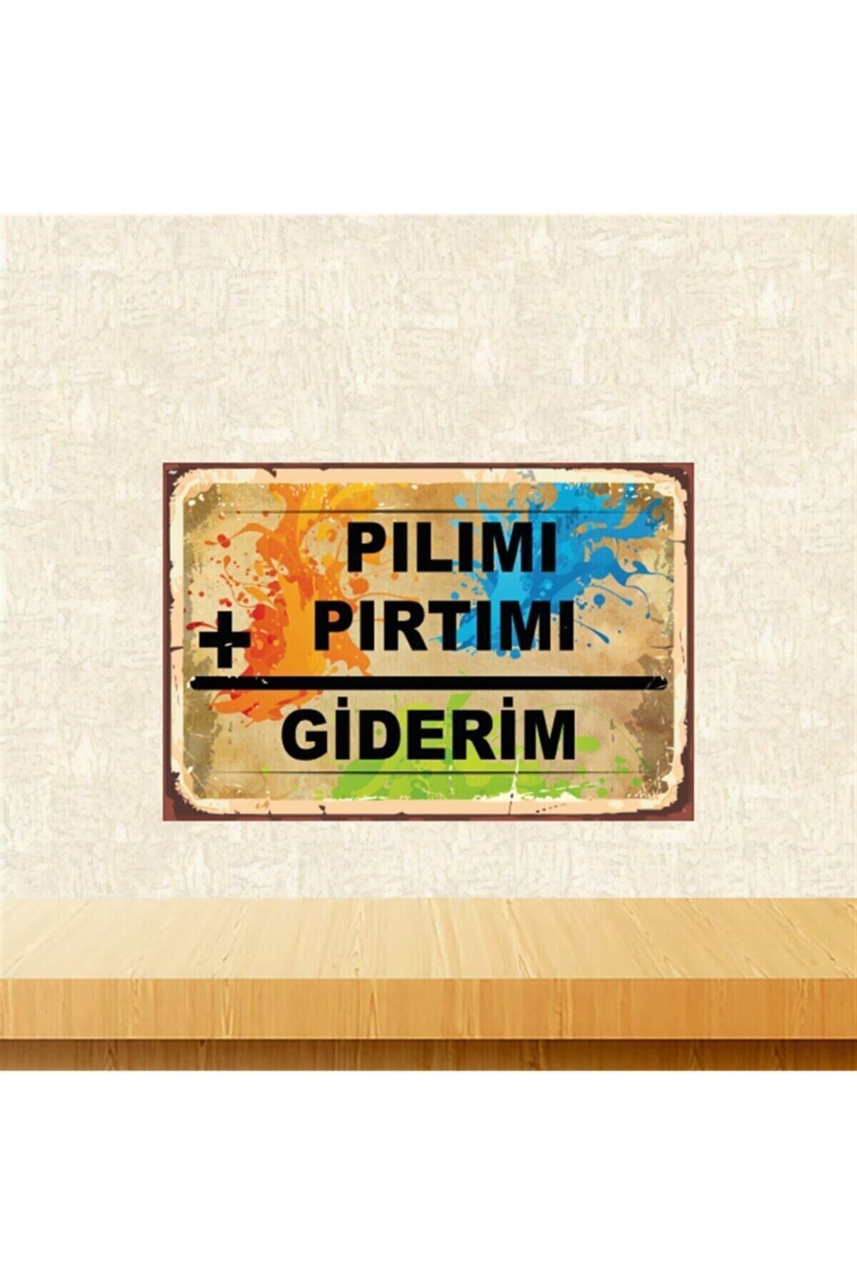 Retro Ahşap Tablo 20-30 cm