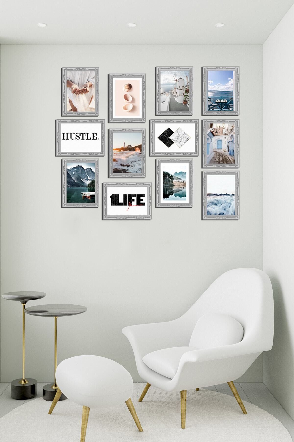 Modern Style 12 Parçalı Mdf Tablo Mck091