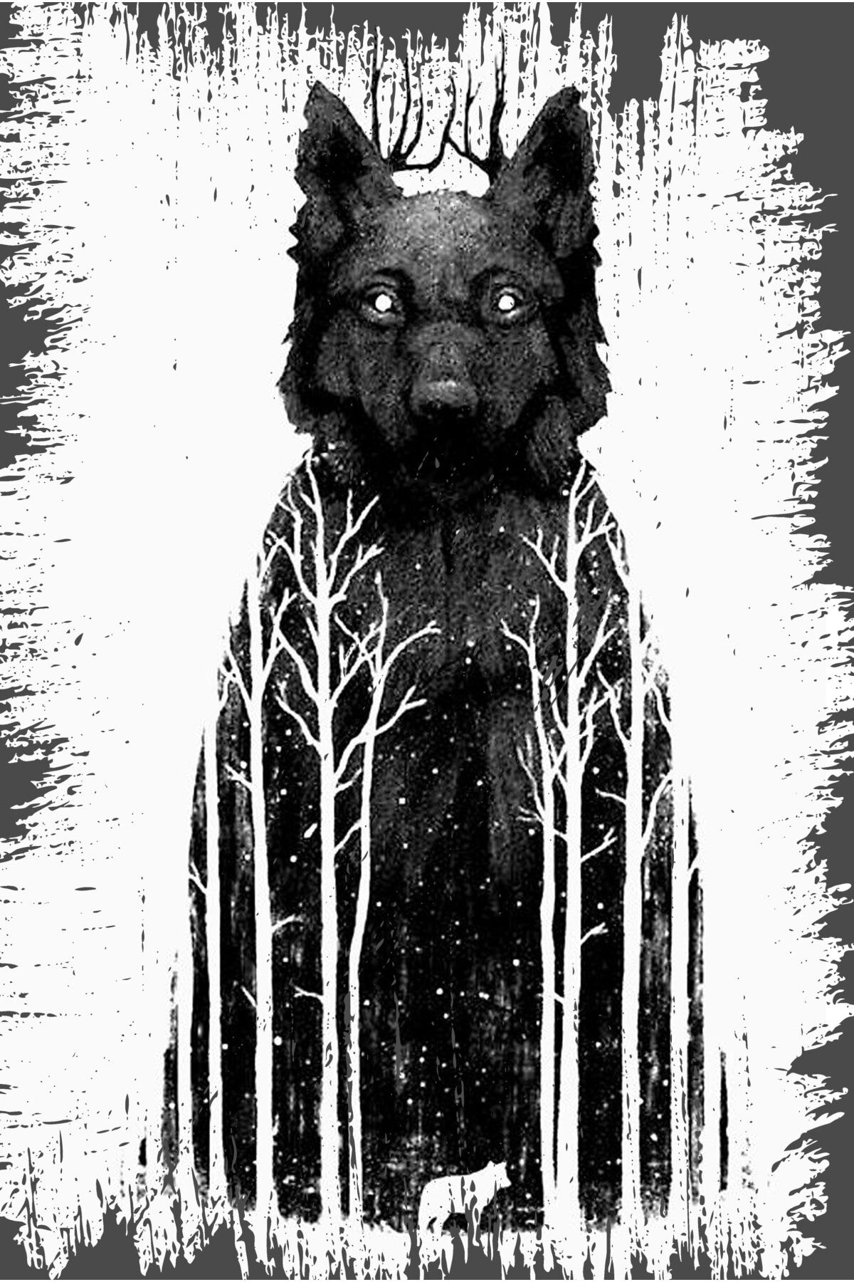 Retro Ahşap Duvar Poster 20x30