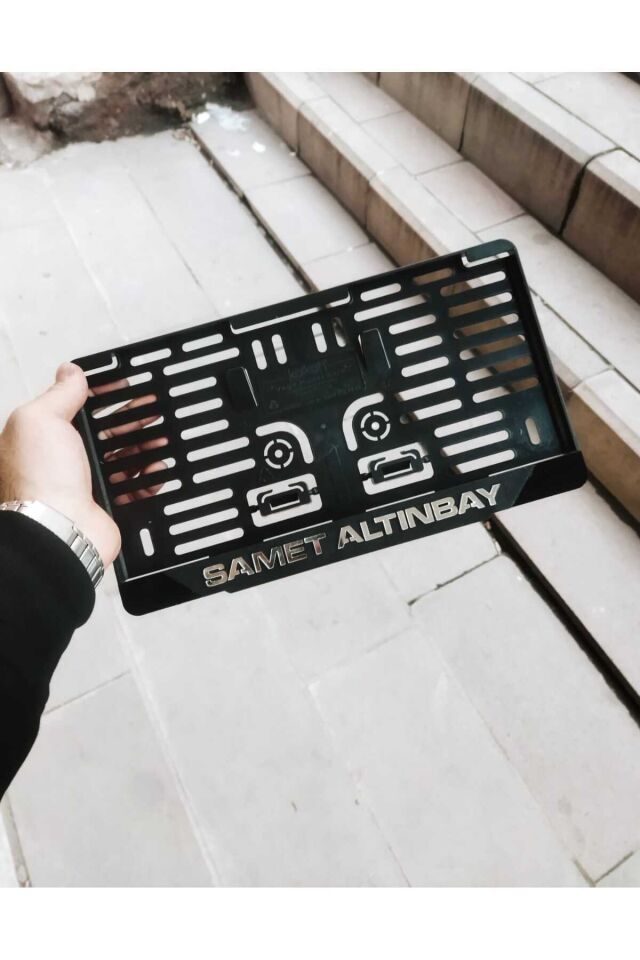 KARE Plakalık Lazer Kesim Pleksi ÖZEL ÜRETİM MAT SİYAH | İSİMLİ PLAKALIK | KİŞİYE ÖZEL PLAKALIK