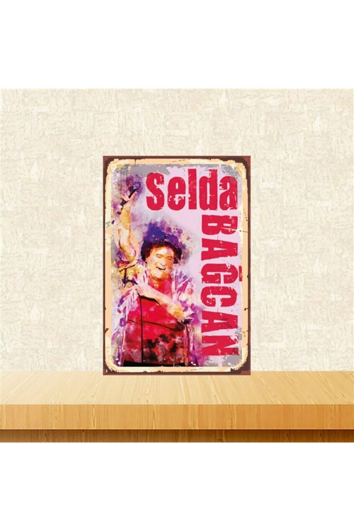 Selda Bağcan 20-30 Cm Retro Ahşap Tablo Tkfx4663