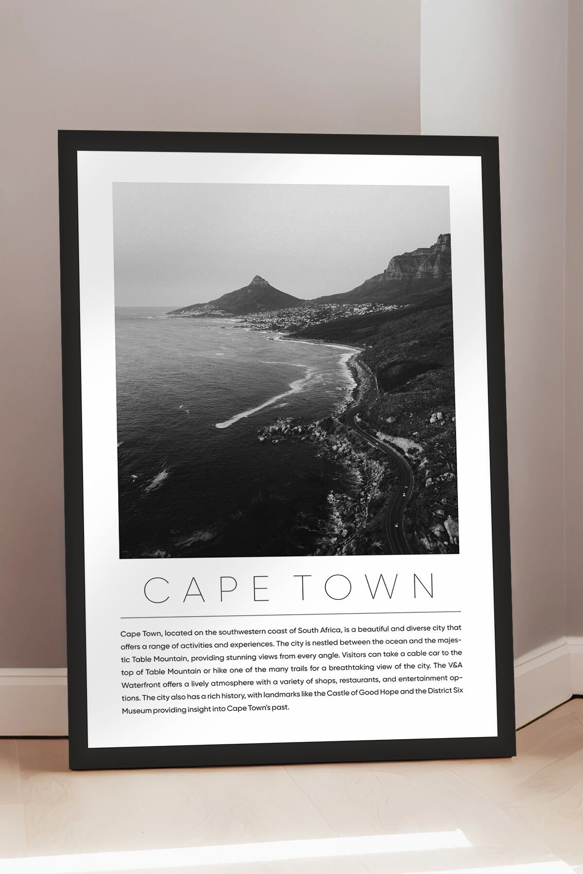 Dünya Şehirleri Koleksiyonu Çerçeve Görünümlü Mdf Tablo