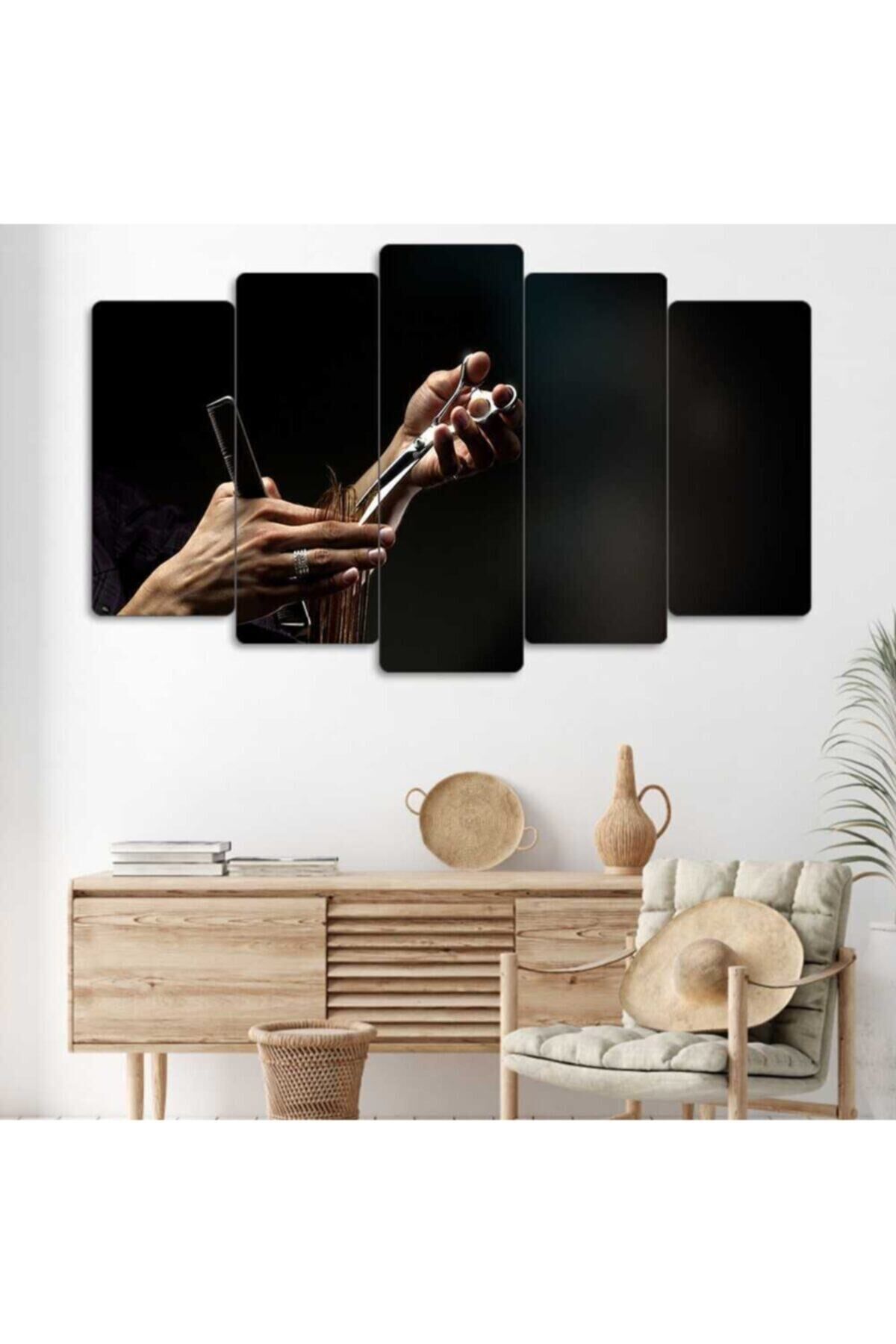 Kuaför,saç Tasarım - 5 Parçalı Tablo