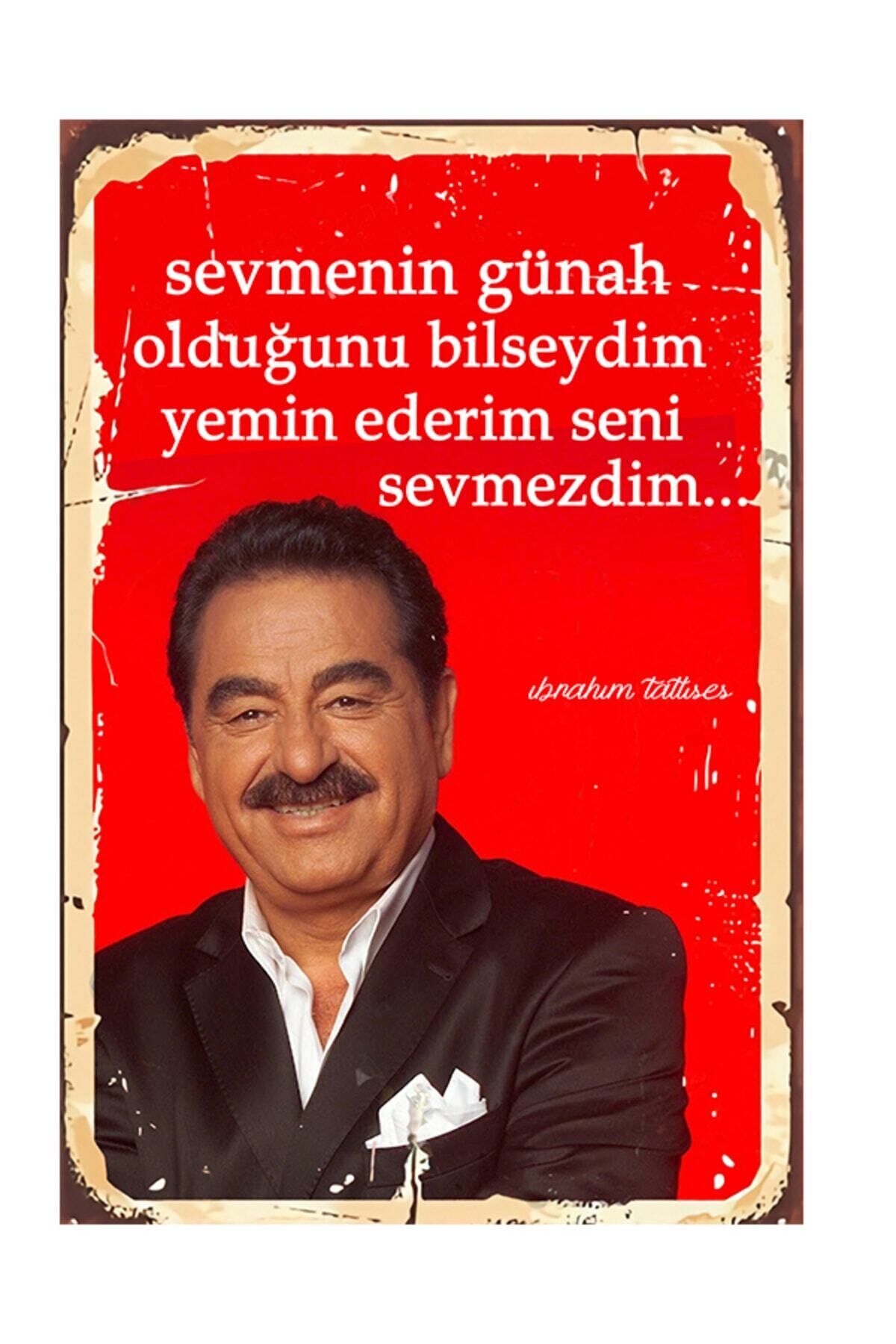 Sevmenin Günah Olduğunu Bilseydim 20x30 Cm Ahşap Tablo